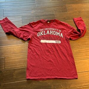 The University of Oklahoma Sooners long sleeve tee